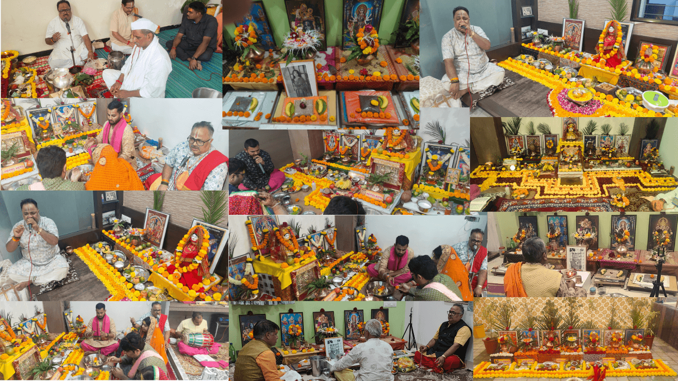 Sacred puja ceremony moments